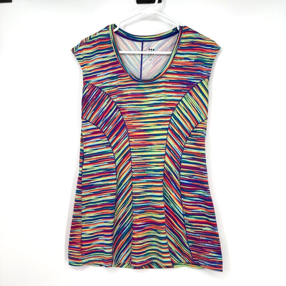 Title Nine Dream Dress Rainbow Colorful Athletic Golf Pickleball Stretch Size M